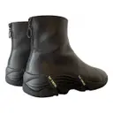 Leather boots Raf Simons