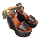 Leather sandals Ralph Lauren Collection