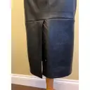 Leather mid-length skirt Ralph Lauren