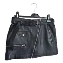 Leather mini skirt Rat & Boa