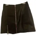 Leather mini skirt Reformation