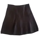 Leather mini skirt Reiss