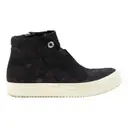 Leather high trainers Rick Owens
