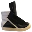 Leather high trainers Rick Owens