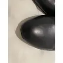 Leather heels Rochas