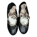 Rockstud leather ballet flats Valentino Garavani
