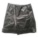 Leather mini skirt Sacai