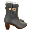 Saint Germain leather ankle boots Hermès