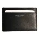 Leather card wallet Saint Laurent