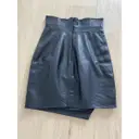 Saint Laurent Leather mini skirt for sale