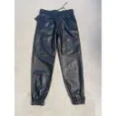 Leather trousers Saint Laurent