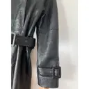 Leather coat Saks Potts
