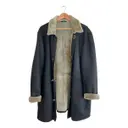 Leather coat Salvatore Ferragamo - Vintage