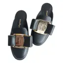 Leather sandals Salvatore Ferragamo