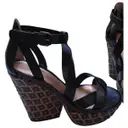 Black Leather Sandals Marc by Marc Jacobs