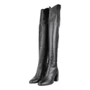 Leather boots Sandro