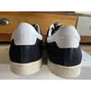 Leather low trainers Sandro