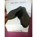 Buy See by Chloé Black Leather Heels online