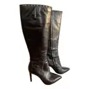 Leather western boots Sergio Rossi