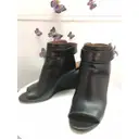 Givenchy Shark leather open toe boots for sale