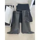 Shark leather boots Givenchy
