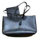 Shopping leather handbag Saint Laurent