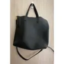 Shopping leather handbag Saint Laurent