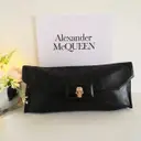 Skull leather clutch bag Alexander McQueen