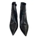Slash leather ankle boots Balenciaga