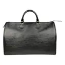 Speedy leather bowling bag Louis Vuitton - Vintage