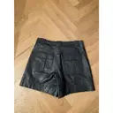 Buy Ganni Spring Summer 2020 leather shorts online