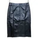 Leather mid-length skirt Stand studio