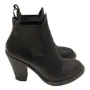 Star leather ankle boots Acne Studios