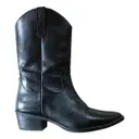 Leather cowboy boots Steve Madden