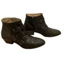 Susanna leather buckled boots Chloé