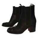 Suzy Folk leather ankle boots Christian Louboutin