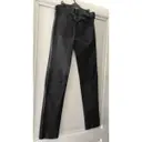 Sylvie Schimmel Leather straight pants for sale