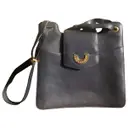 Leather handbag Ted Lapidus