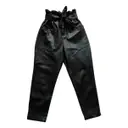 Leather trousers The Frankie Shop