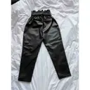 Buy The Frankie Shop Leather trousers online