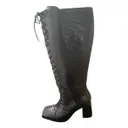 Leather boots The Kooples