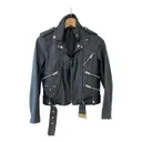 Leather jacket The Kooples