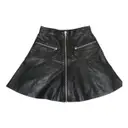 Leather mini skirt The Kooples