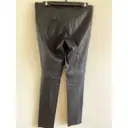Theory Leather slim pants for sale