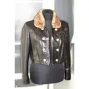 Leather short vest Thes & Thes