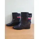 Buy Tommy Hilfiger Leather open toe boots online