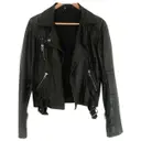 Leather biker jacket Topshop