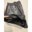 Leather shorts Topshop