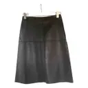 Leather mid-length skirt Totême