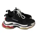 Triple S leather low trainers Balenciaga